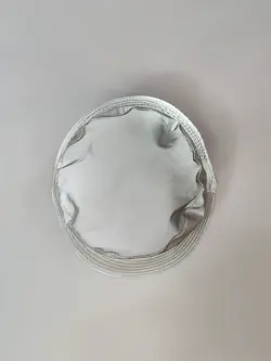 کلاه باکت بلک لایت سفید دو رو کد 5182