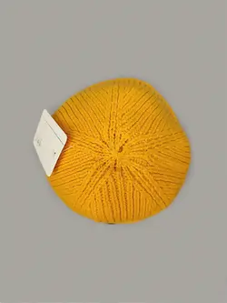 کلاه لئونی بافتنی خردلی Four Heads کد 7916