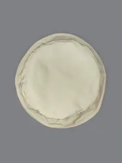 کلاه باکت بارانی شمعی سفید لبه فنردار کد 7904