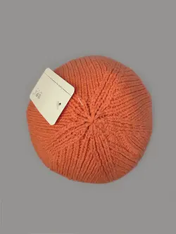 کلاه لئونی بافتنی گلبهی اورجینال کد 5454