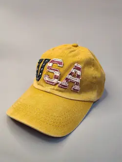 کلاه بیسبالی جین USA خردلی کد 5595