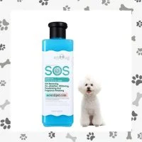 شامپوی SOS مخصوص سگ و گربه ها با موی سفید حجم : 530ml