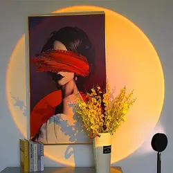 چراغ خواب اتمسفر چند رنگ کنترل دار رقص نور SUNSET - فروشگاه اینترنتی 70کالا با تخفیفهای هیجان انگیز