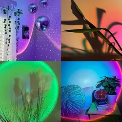 چراغ خواب اتمسفر چند رنگ کنترل دار رقص نور SUNSET - فروشگاه اینترنتی 70کالا با تخفیفهای هیجان انگیز