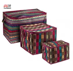 بقچه لباس طرح جاجیم سایز 1 کد J01 - فروشگاه اینترنتی 70کالا با تخفیفهای هیجان انگیز