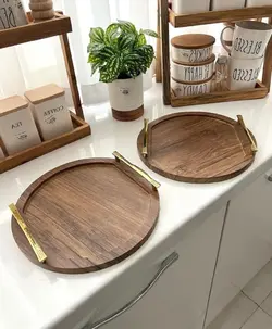 سینی پذیرایی دسته طلایی F2050 - فروشگاه اینترنتی 70کالا با تخفیفهای هیجان انگیز