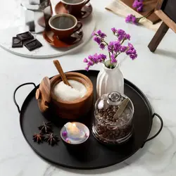 سینی پذیرایی فلزی ZARA HOME کد 300M - فروشگاه اینترنتی 70کالا با تخفیفهای هیجان انگیز