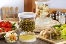 ظرف پنیر و ترشی دو حالته N222 - فروشگاه اینترنتی 70کالا با تخفیفهای هیجان انگیز