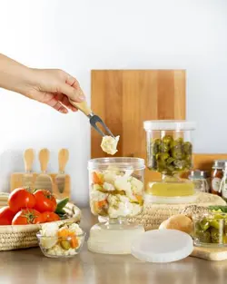 ظرف پنیر و ترشی دو حالته N222 - فروشگاه اینترنتی 70کالا با تخفیفهای هیجان انگیز
