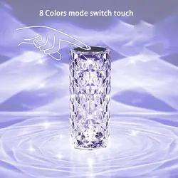 چراغ خواب رومیزی کریستال شارژی D5565 - فروشگاه اینترنتی 70کالا با تخفیفهای هیجان انگیز