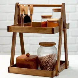 استند چوبی دو طبقه G4200 - فروشگاه اینترنتی 70کالا با تخفیفهای هیجان انگیز