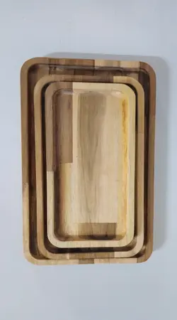 ظرف پذیرایی چوبی و رولت خوری LUX - فروشگاه اینترنتی 70کالا با تخفیفهای هیجان انگیز