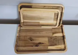 ظرف پذیرایی چوبی و رولت خوری LUX - فروشگاه اینترنتی 70کالا با تخفیفهای هیجان انگیز