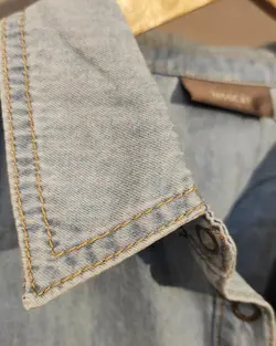 شومیز جین وارداتی عمده code-zc0835 YASSICA c&amp;A