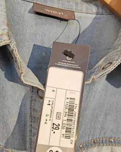 شومیز جین وارداتی عمده code-zc0835 YASSICA c&amp;A