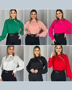 شومیز عمده الیزه شیک code-zc0744