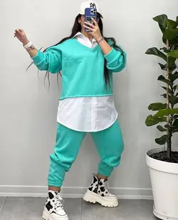 ست سه تکه زمستانی تو کرکی code-zc0589