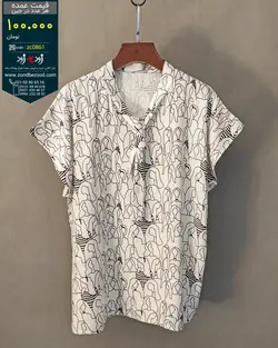 بلوز تابستانه نخی code-zc0861 mix