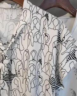 بلوز تابستانه نخی code-zc0861 mix