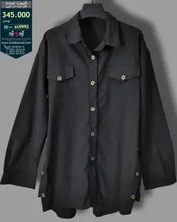 تولیدی عمده شومیز مشکی - code : zc0992