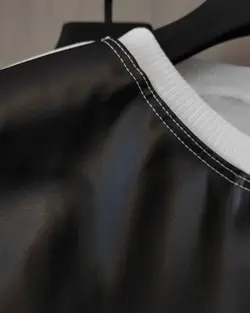 تولیدی عمده بلوز دورس اسپان چرم - code : zc01128