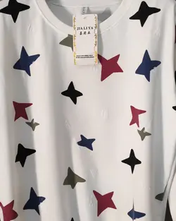 پخش عمده بلوز دورس پنبه وارداتی - code : zc01152 - MIX