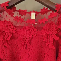 بلوز قرمز یلدایی وارداتی عمده - code : zc01269