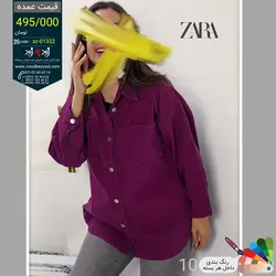 تولید و پخش عمده شومیز کتان زارا - code : zc01322 ZARA