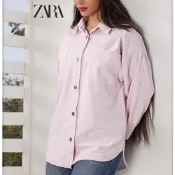 تولید و پخش عمده شومیز کتان زارا - code : zc01322 ZARA