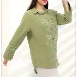 شومیز مانتو لینن design - تولیدی و پخش عمده - code : zc01412