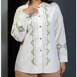 شومیز مانتو لینن design - تولیدی و پخش عمده - code : zc01412