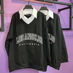 بلوز پنبه شومیز دار LOSANGELES | عمده فروشی تولیدی و پخش - code : zc01501