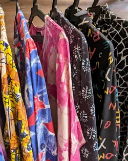 فروش عمده بلوز نخی میکس code - zc0358