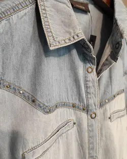 عمده فروشی شومیز جین واردتی code - zc0310