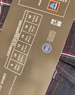 فروش عمده شومیز چهارخانه وارداتی nue code - zc0218