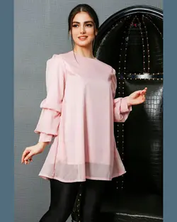 تولیدی بلوز زنانه مجلسی zc0152 winter flame