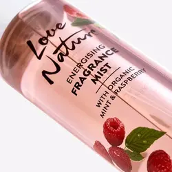 اسپری بدن انرژی بخش حاوی نعناع ارگانیک و تمشک لاو نیچر اوریفلیم