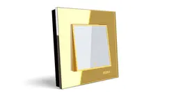 کلید و پریز ویرا مدل امگا طلا طلا سفید | تجهیز ساختمان