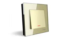 کلید و پریز ویرا مدل کریستال بژ | تجهیز ساختمان