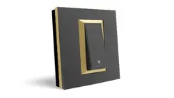 کلید و پریز ویرا پرو مشکی طلا مشکی | تجهیز ساختمان