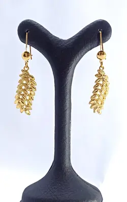 گوشواره طرح خوشه گندم - فروشگاه اینترنتی همراه ماركت چابهار