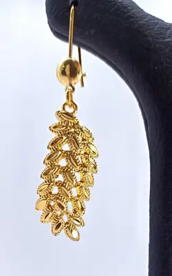 گوشواره طرح خوشه گندم - فروشگاه اینترنتی همراه ماركت چابهار