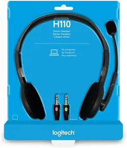هدفن سیم دار لاجیتک مدل H110 - جعبه باز