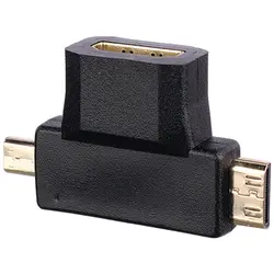 تبدیل دو کاره Mini HDMI  و Micro HDMI به HDMI مادگی