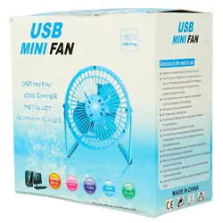پنکه رومیزی فلزی USB مدل YR-F002