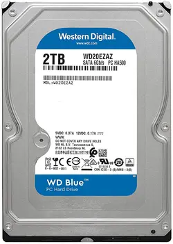 هارد اینترنال وسترن دیجیتال مدل Blue WD20EZAZ ظرفیت 2TB - فروشگاه آنلاین مشهدشاپ
