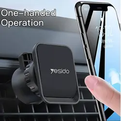 پایه نگهدارنده موبایل دو کاره داشبوردی و دریچه ای برند Yesido مدل C110 - فروشگاه آنلاین مشهدشاپ