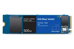 اس اس دی اینترنال وسترن دیجیتال مدل آبی SN550 NVMe ظرفیت 500 گیگابایت - فروشگاه آنلاین مشهدشاپ