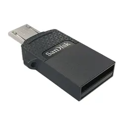 فلش مموری دوسر سن-دیسک مدل Dual Drive OTG / USB2.0 ظرفیت 16 گیگابایت - فروشگاه آنلاین مشهدشاپ