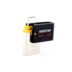 فلش مموری دو سر USB3.1 کینگ استار مدل S30 Dual3 ظرفیت 32 گیگابایت - فروشگاه آنلاین مشهدشاپ